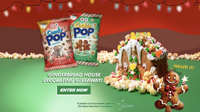 SNAX-Sational Brands’ Holiday Giving Campaign with Ryan Seacrest Foundation Marked by #GIVINGTUESDAY Gingerbread House Giveaway Initiative