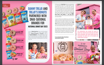 Trejo's Donuts Partnered with Snax-Sational Brands for National Donut Day 2023
