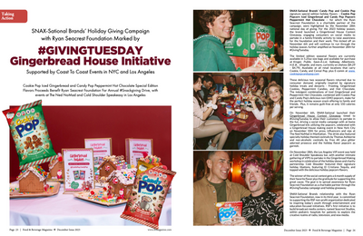 Food & Beverage Magazine - December Issue 2023 Featuring Cookie Pop & Candy Pop